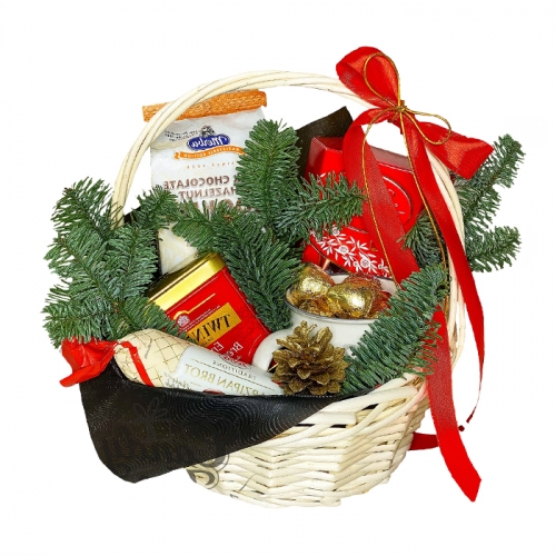 Новогодняя корзина "Санта Клаус"